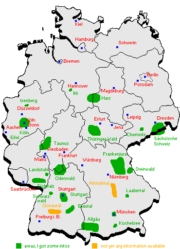 Klettergebiete Deutschland Karte | Karte Berlin